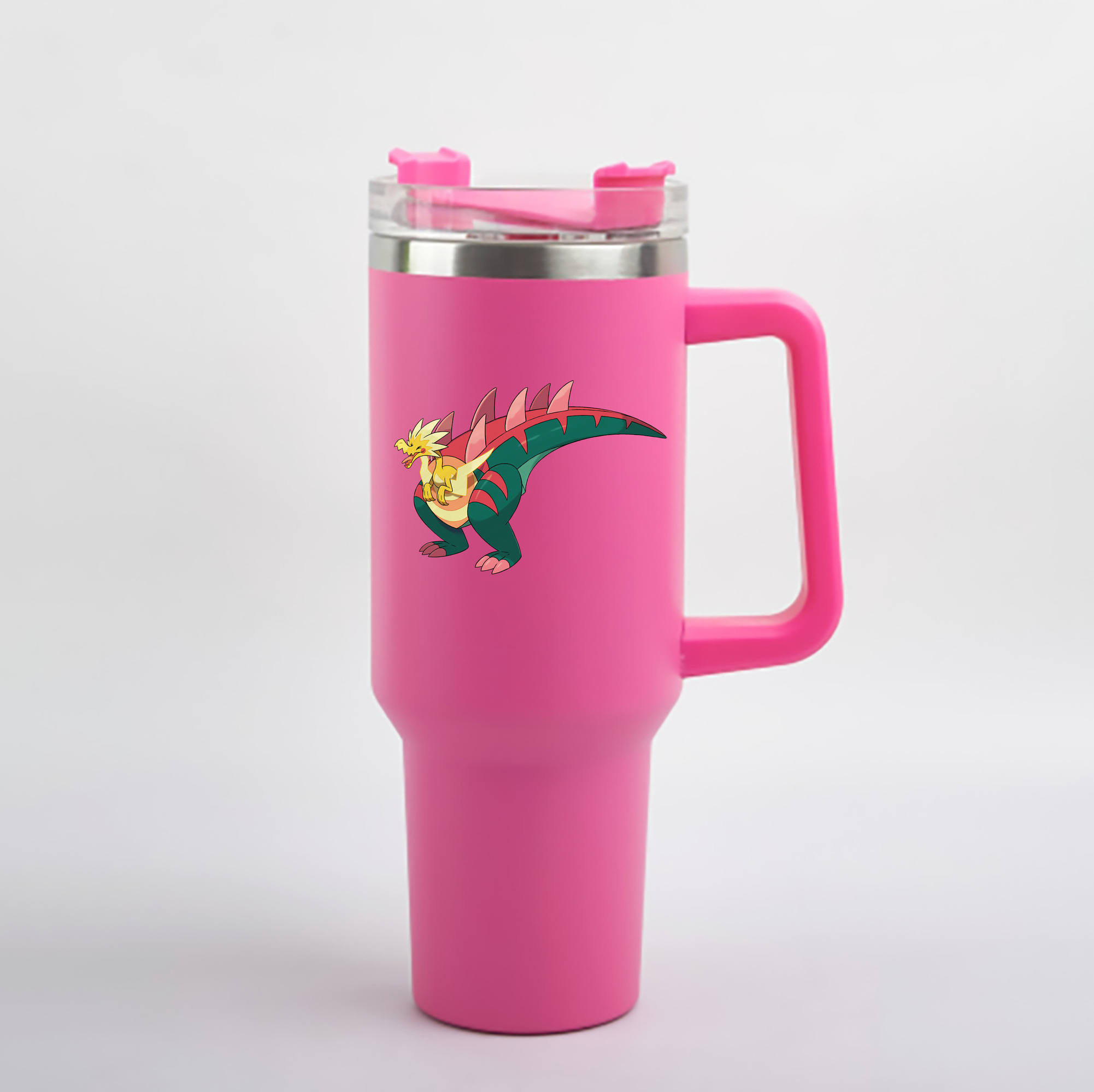 （画像用） ポケットモンスター Pokémon 1200mL車用タンブラー - クリスタルステッカー（プラスチックストロー付き）